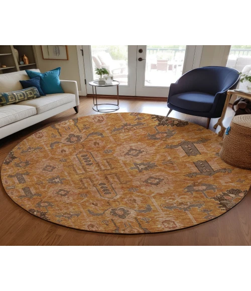 Chantille ACN697 Terracotta 8' x 8' Rug