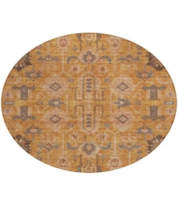 Addison Chantille ACN697 Terracotta 8 ft. x 8 ft. Round Rug