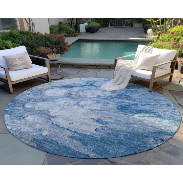 Chantille ACN698 Blue 8' x 8' Rug
