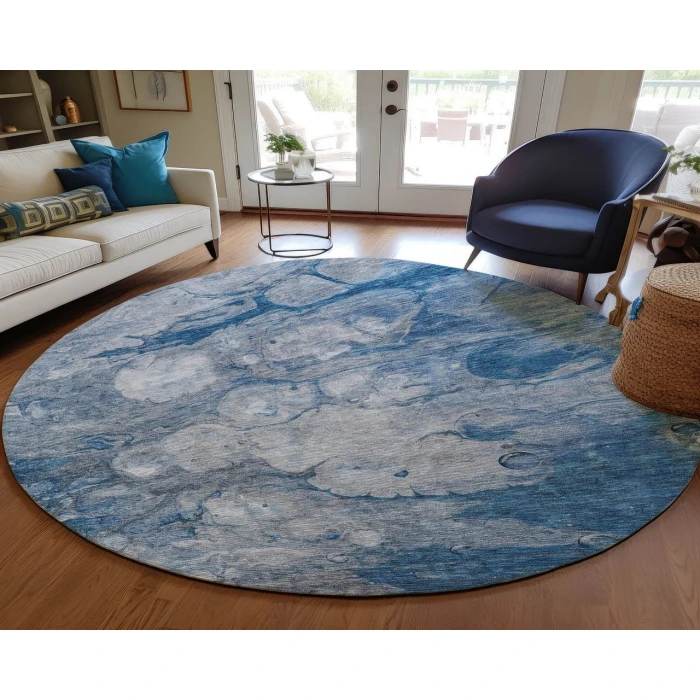 Chantille ACN698 Blue 8' x 8' Rug