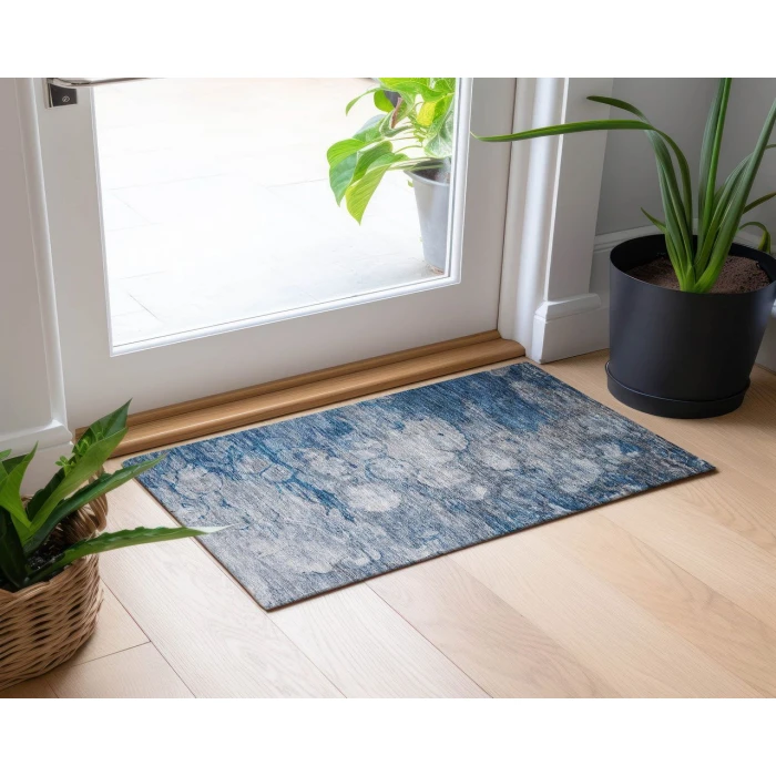 Chantille ACN698 Blue 1'8" x 2'6" Rug