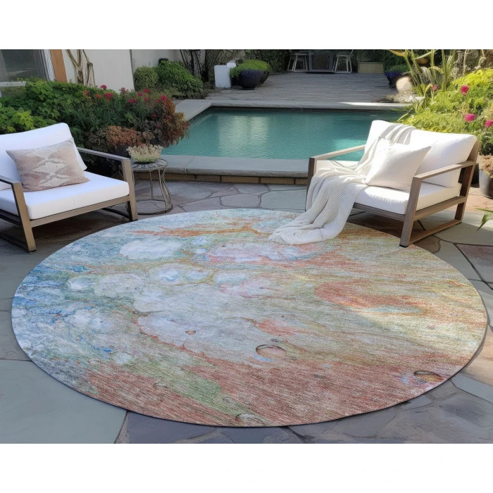 Chantille ACN698 Coral 8' x 8' Rug