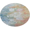 Addison Chantille ACN698 Coral 8 ft. x 8 ft. Round Rug