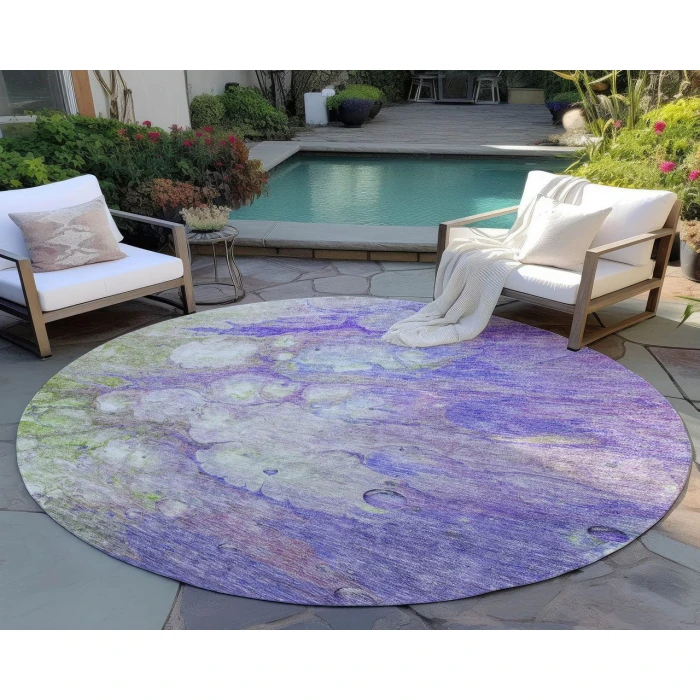 Chantille ACN698 Purple 8' x 8' Rug