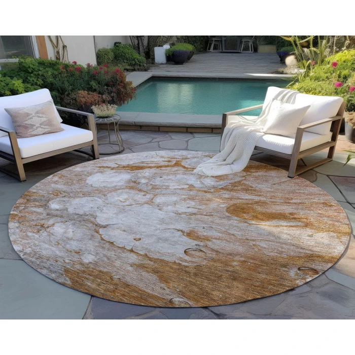 Chantille ACN698 Terracotta 8' x 8' Rug