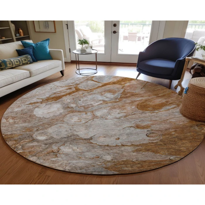 Chantille ACN698 Terracotta 8' x 8' Rug