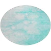Addison Chantille ACN699 Aqua 8 ft. x 8 ft. Round Rug