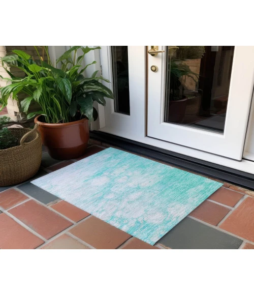 Chantille ACN699 Aqua 1'8" x 2'6" Rug