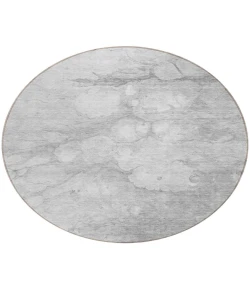 Addison Chantille ACN699 Silver 8 ft. x 8 ft. Round Rug