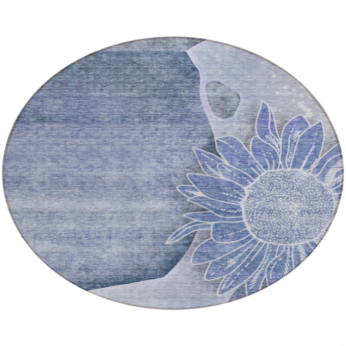 Chantille ACN700 Blue 8' x 8' Rug