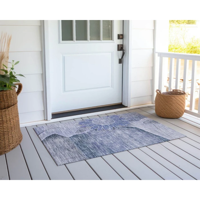 Chantille ACN700 Blue 1'8" x 2'6" Rug