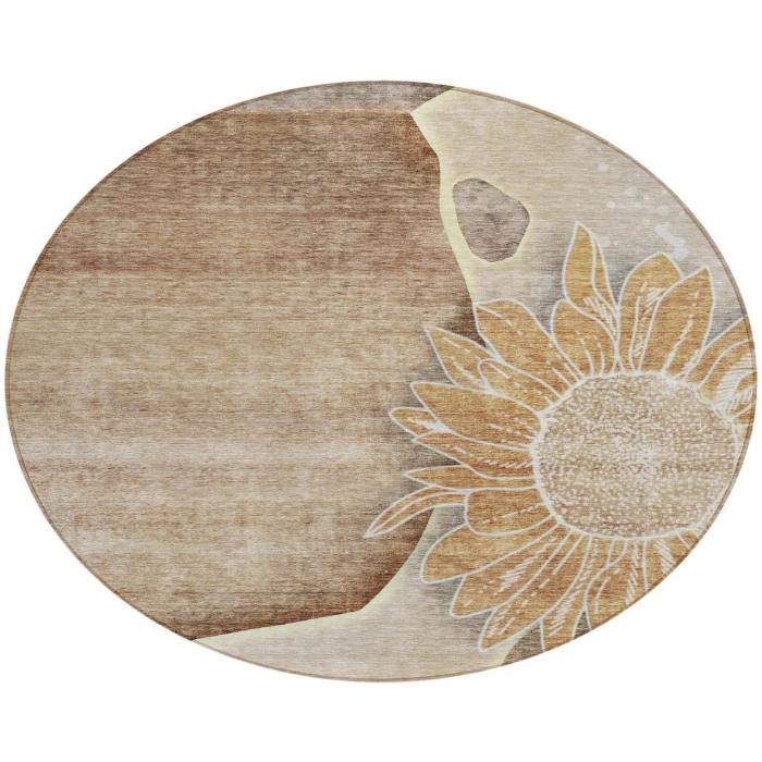 Chantille ACN700 Brown 8' x 8' Rug