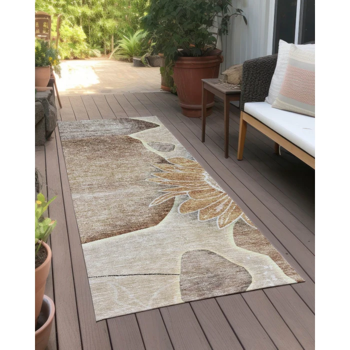 Chantille ACN700 Brown 2'3" x 7'6" Rug
