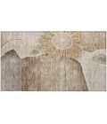 Chantille ACN700 Brown 1'8" x 2'6" Rug