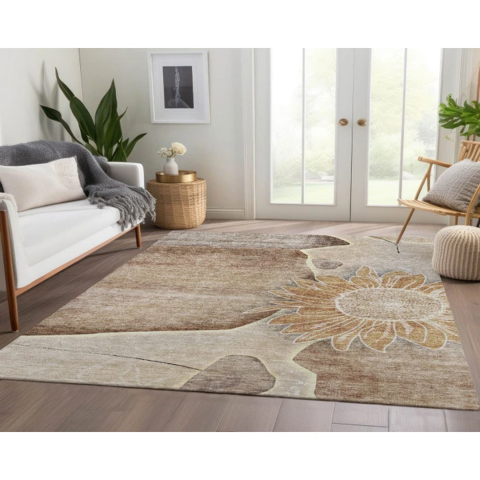Chantille ACN700 Brown 8' x 10' Rug