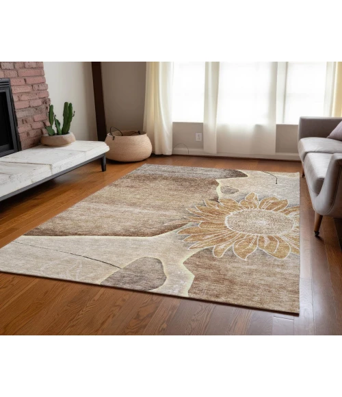 Chantille ACN700 Brown 10' x 14' Rug