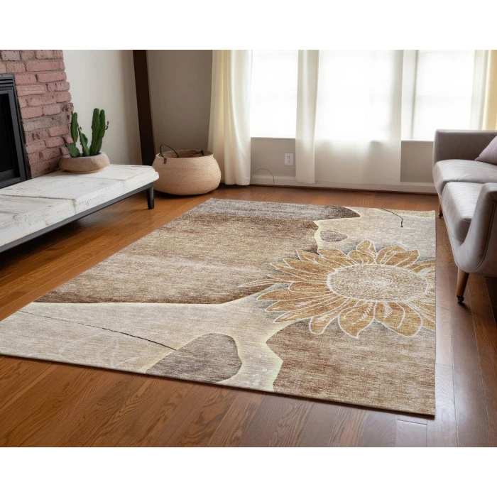 Chantille ACN700 Brown 8' x 10' Rug
