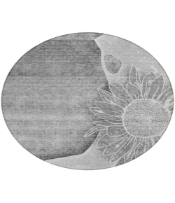 Addison Chantille ACN700 Gray 8 ft. x 8 ft. Round Rug