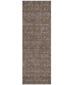 Addison Chantille ACN702 Chocolate 2 ft. 3 in. x 7 ft. 6 in. Runner Rug