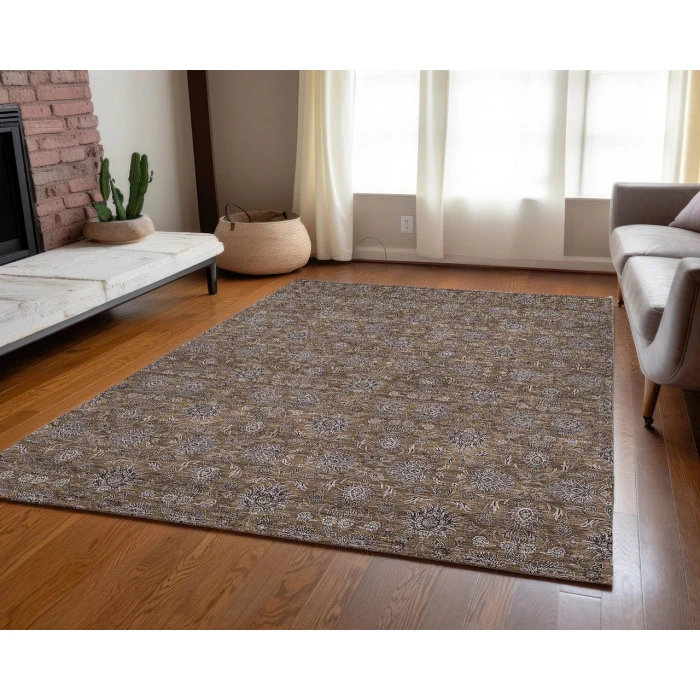 Chantille ACN702 Chocolate 2'6" x 3'10" Rug