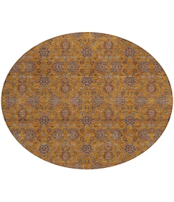 Addison Chantille ACN702 Copper 8 ft. x 8 ft. Round Rug