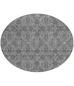 Addison Chantille ACN702 Gray 8 ft. x 8 ft. Round Rug