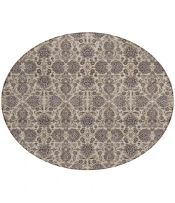 Addison Chantille ACN702 Ivory 8 ft. x 8 ft. Round Rug
