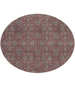 Addison Chantille ACN702 Merlot 8 ft. x 8 ft. Round Rug