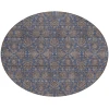 Addison Chantille ACN702 Navy 8 ft. x 8 ft. Round Rug