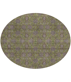 Addison Chantille ACN702 Olive 8 ft. x 8 ft. Round Rug