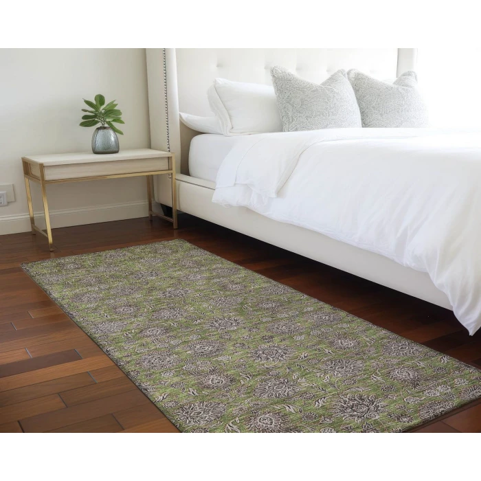 Chantille ACN702 Olive 2'3" x 7'6" Rug