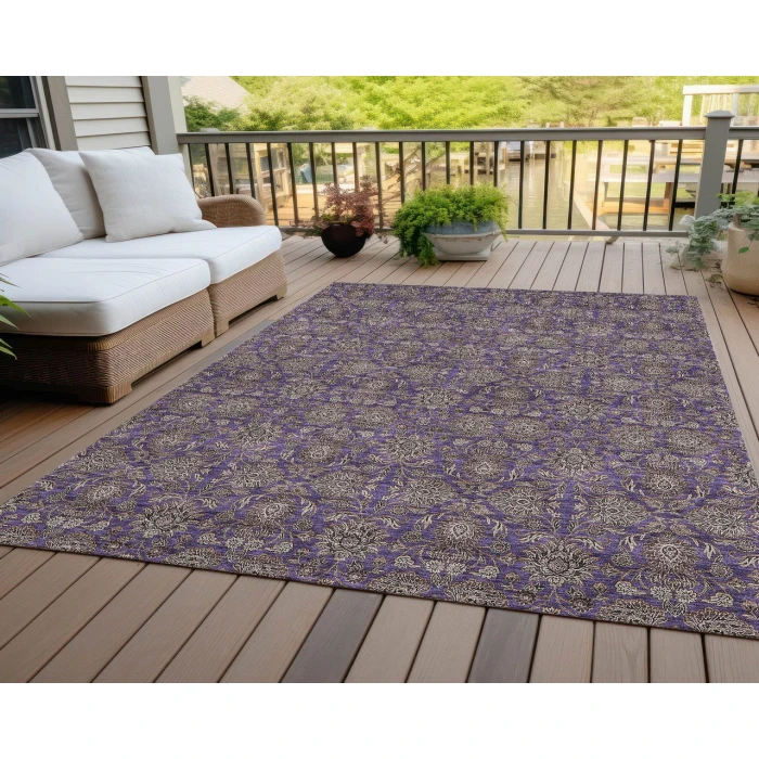 Chantille ACN702 Purple 10' x 14' Rug