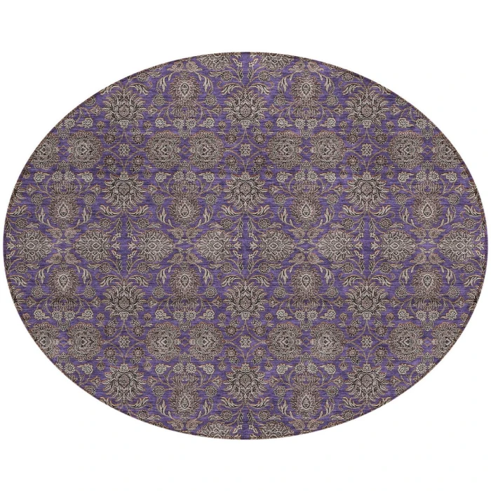 Chantille ACN702 Purple 8' x 8' Rug