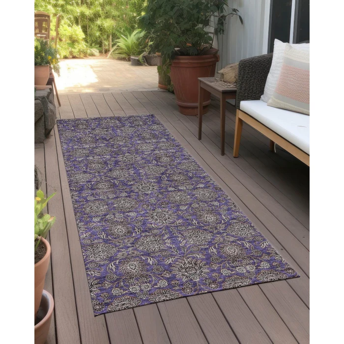 Chantille ACN702 Purple 2'3" x 7'6" Rug