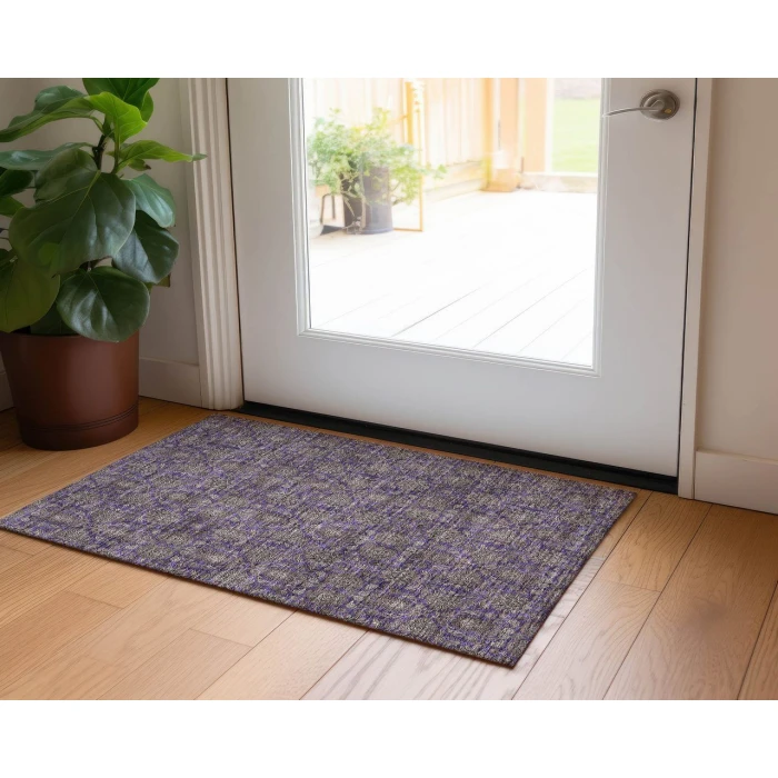 Chantille ACN702 Purple 1'8" x 2'6" Rug