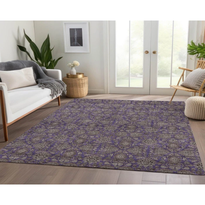 Chantille ACN702 Purple 10' x 14' Rug