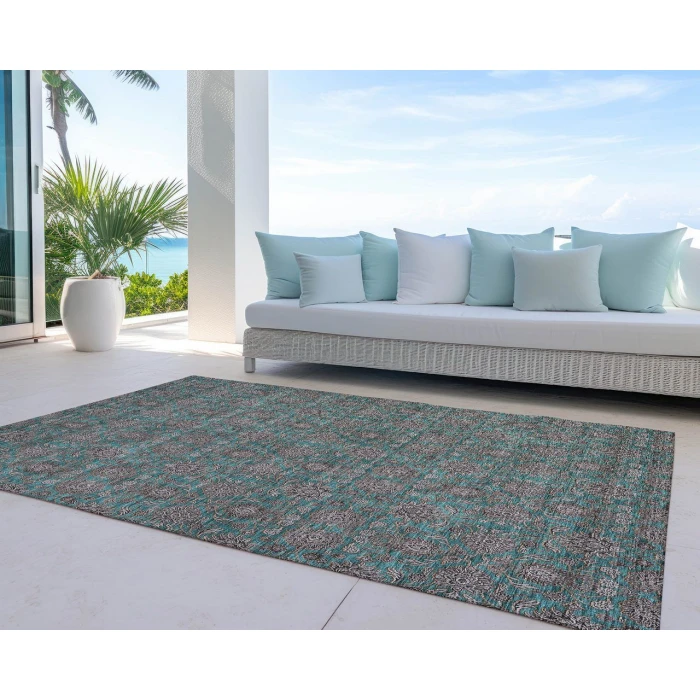 Chantille ACN702 Teal 8' x 10' Rug