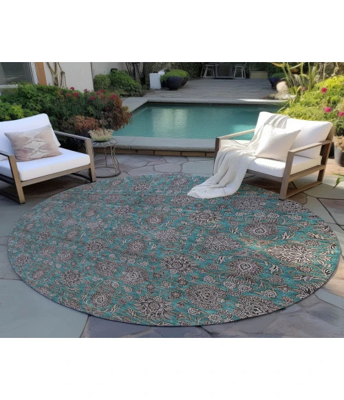 Chantille ACN702 Teal 8' x 8' Rug