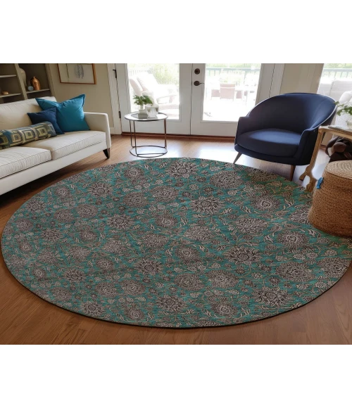 Chantille ACN702 Teal 8' x 8' Rug