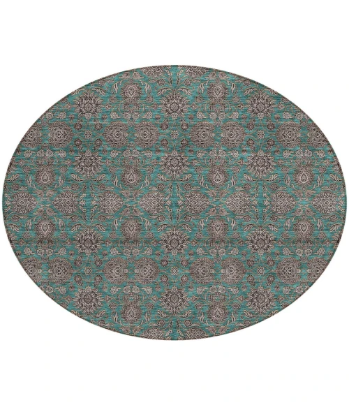Chantille ACN702 Teal 8' x 8' Rug