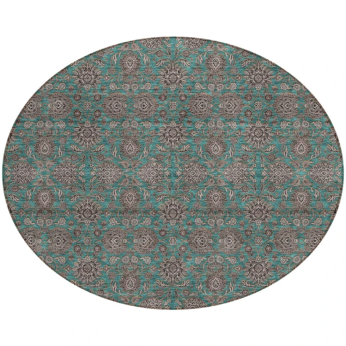 Chantille ACN702 Teal 8' x 8' Rug