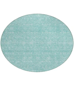 Addison Chantille ACN703 Aqua 8 ft. x 8 ft. Round Rug
