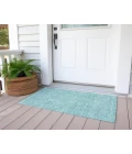 Chantille ACN703 Aqua 1'8" x 2'6" Rug