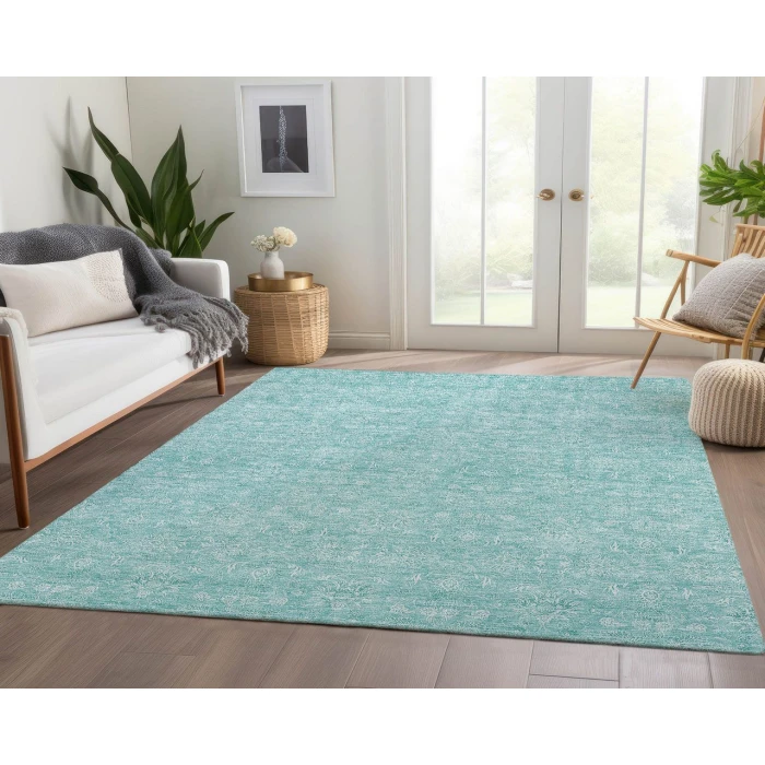 Chantille ACN703 Aqua 10' x 14' Rug
