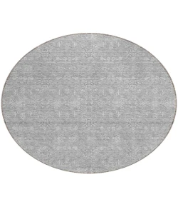 Addison Chantille ACN703 Gray 8 ft. x 8 ft. Round Rug