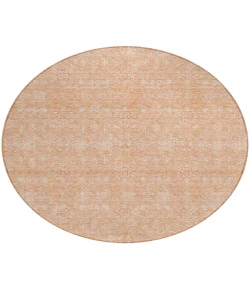 Addison Chantille ACN703 Peach 8 ft. x 8 ft. Round Rug