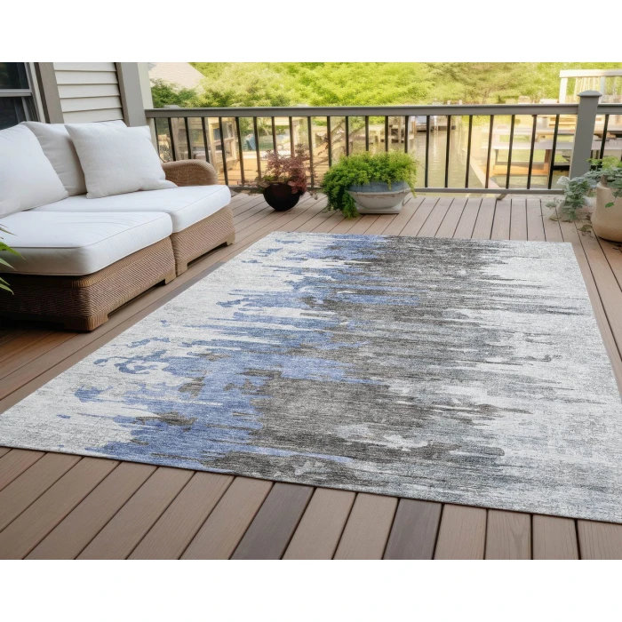 Chantille ACN704 Blue 3' x 5' Rug