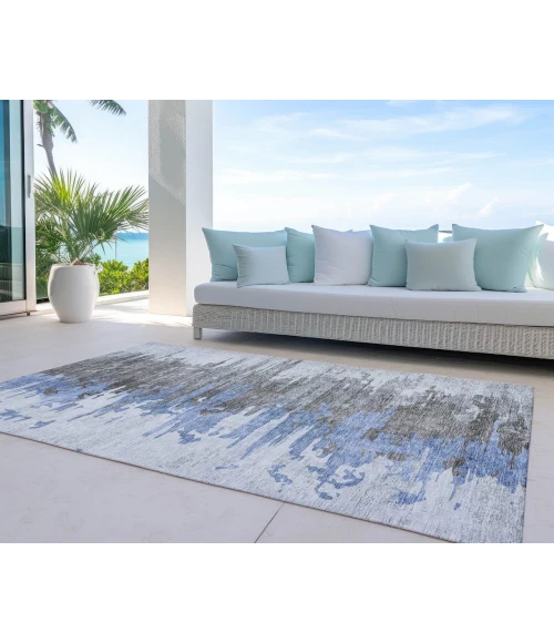 Chantille ACN704 Blue 3' x 5' Rug