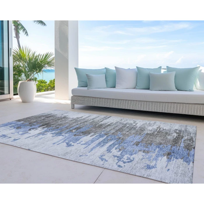 Chantille ACN704 Blue 3' x 5' Rug