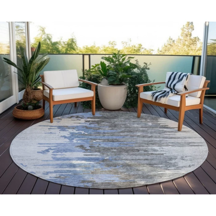Chantille ACN704 Blue 8' x 8' Rug